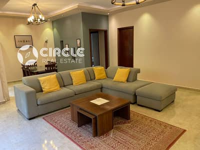 شقة أرضي بحديقة ١٤٦م مفروشة بالكامل للبيع في ذا فيليدج The Village التجمع الخامس القاهرة الجديدة