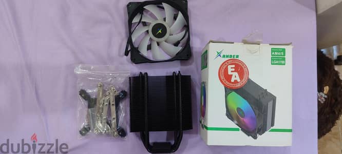 Xander CPU Air Cooler, Single Tower, 6 Heat Pipes (Intel, AM4, AM5)