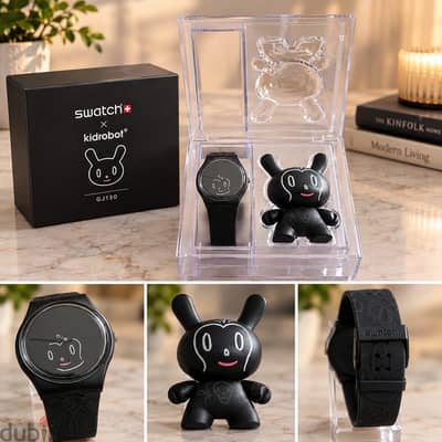 swatch x kidrobot “midnight magi” limited edition set