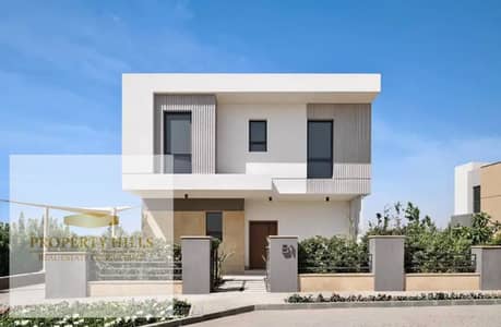 Villa for sale in the prime location in New Cairo, near Mivida, Mountain View, Palm Hills, the American University, Hyde Park, and Waterway.