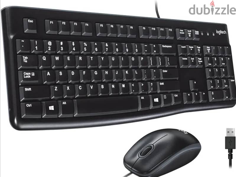 Logitech keyboard and mouse combo (MK120) 5