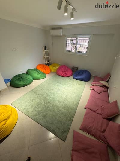 4-room furnished apartment suitable for administrative use in Al-Nargis buildings on a main street