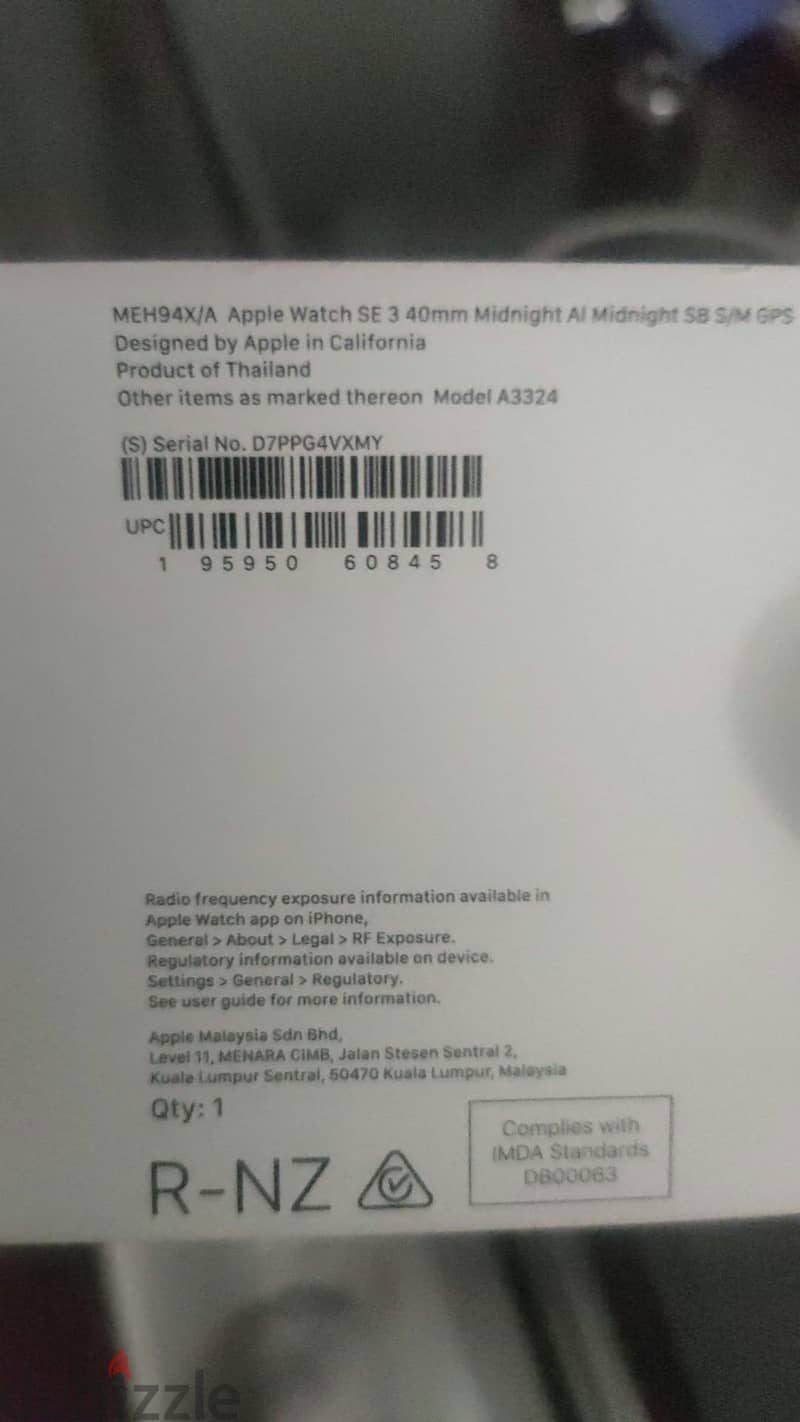 Apple watch SE 3 1
