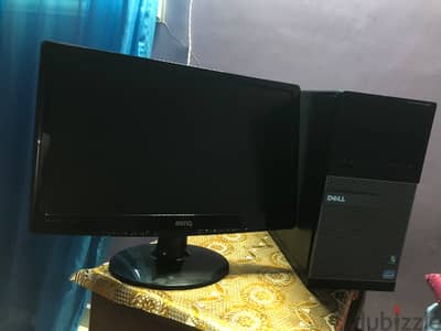 كمبيوتر ديل 990 + شاشه 20 بوصه بسماعات داخليه