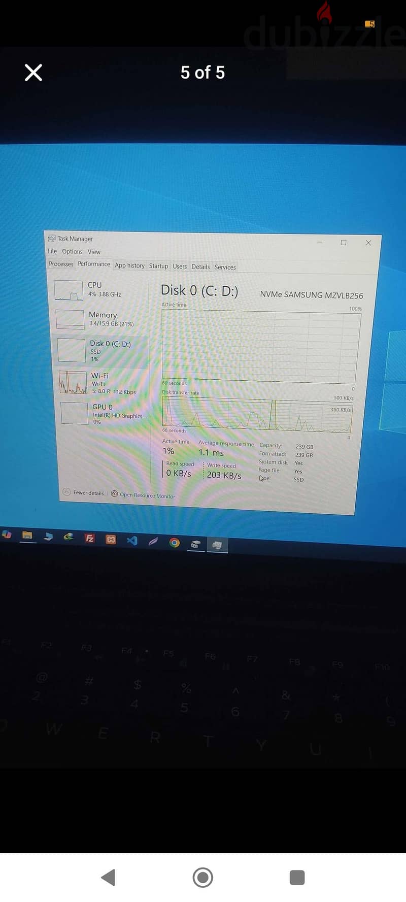 Dell Latitude 7280 Touch Screen i7 16 RAM 1