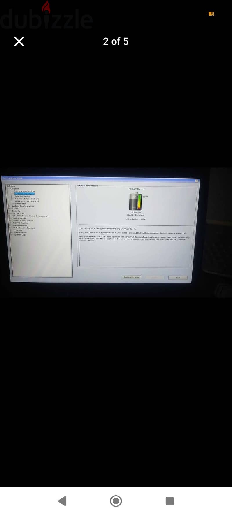 Dell Latitude 7280 Touch Screen i7 16 RAM 3
