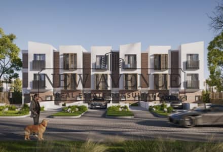 The Best Discounted 500k Down Payment Wide view town house for sale in SCENES mostakbal city by Tatweer Misr.