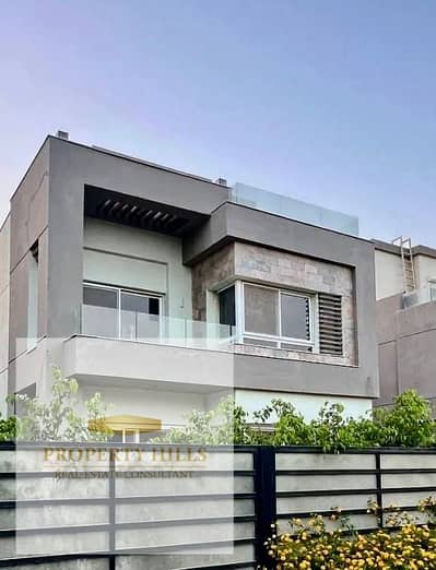 Fully finished villa for sale (1,072,000) in the top community of Palm Hills with a landscape view, only 260 meters in the compound.