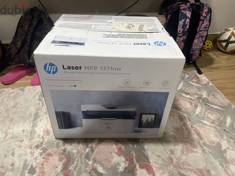 HP Laser MFP 137fnw بالضمان بتاعها 11