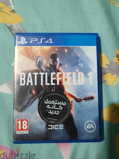 battlefield 1 cd ps4 used