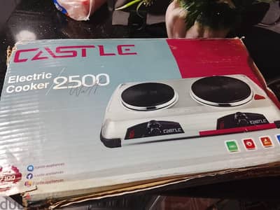 بوتاجاز كهرباء 2 عين ماركه كاسل    لما يستعمل غير مره واحده