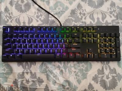 كيبورد جيمنج CORSAIR K60 RGB مستعمل في حالة جيدة