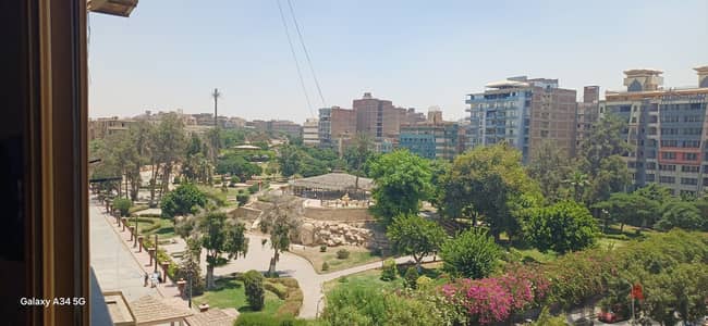 شقة سكنية فاخرة للإيجارأمام الحديقة اليابانية  - جراج  -  بحلوان