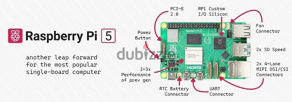 Raspberry Pi 5 - 8GB 1