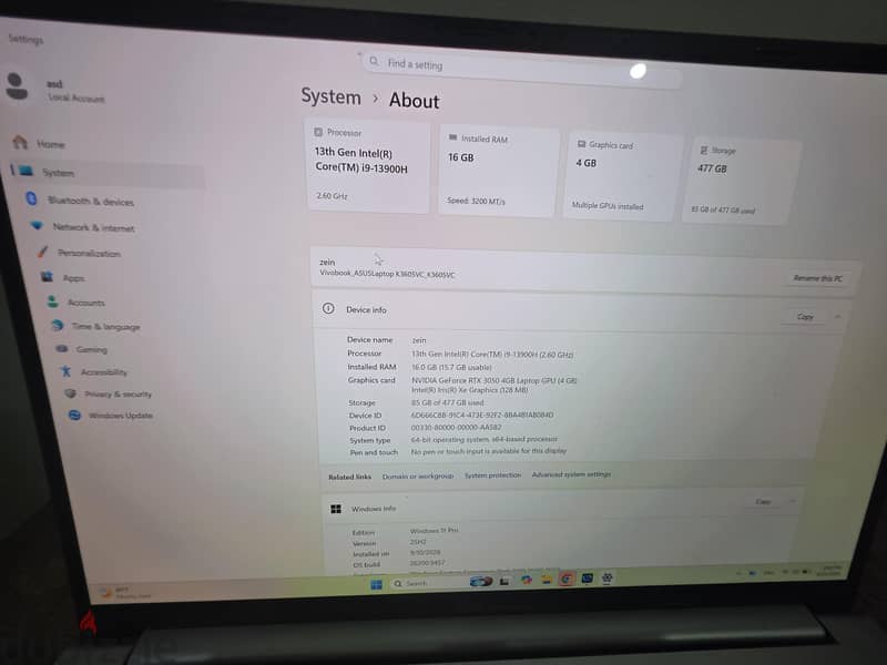 Asus vivobook 16x oled 2