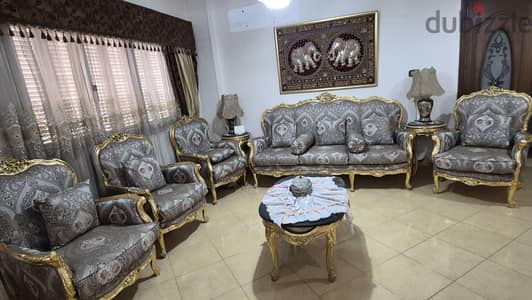 صالون كلاسيك مدهب