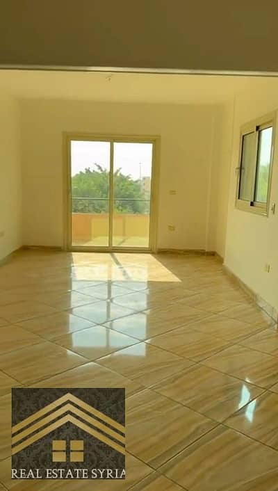 Apartment Al-Hayy Al-Thalith West, First Floor, Large Reception, Three Rooms, Three Bathrooms, Including a Master Bathroom, American Kitchen, Open View on Garden. Required 15000.