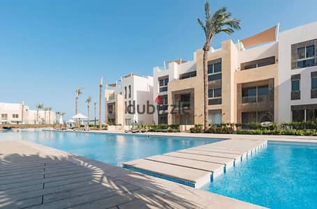 Chalet for sale in Makadi, Red Sea: fully finished and ready for immediate handover. A 3-bed chalet—ready for viewing offered at an exceptional pricer