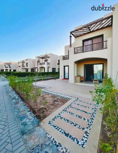 Chalet for sale in Makadi, Red Sea: fully finished and ready for immediate handover. A 3-bed chalet—ready for viewing offered at an exceptional pricer