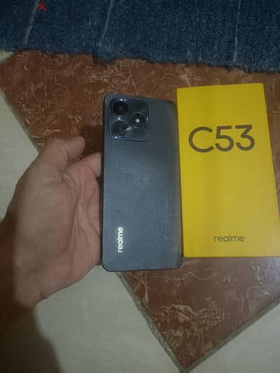 ريلمى  c53  كرتونة مساحة 128 جيجا ورام 6