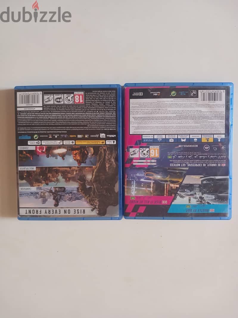 ps 4 5 games used like new 1