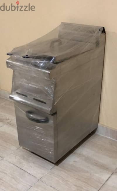 Deep fryer مزدوجة بحلتين  قلاية بالغاز