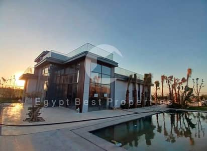 ارخص سعر فيلا توين 235م موقع مميز علي اللاند سكيب اقساط علي 10 سنين في Elora New Zayed  بجوار جامعة ٦ اكتوبر و مول العرب