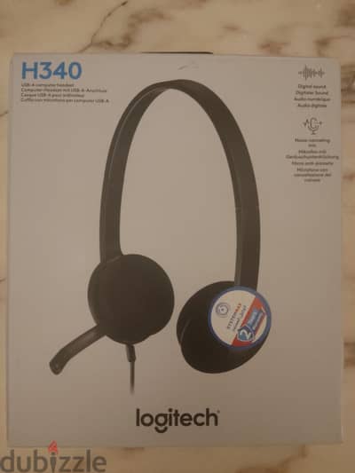 Logitech wired headphones H340