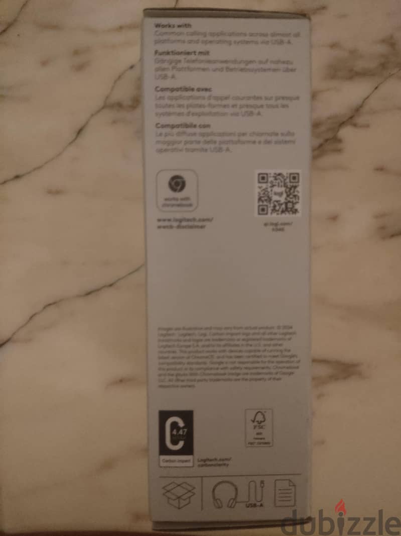 Logitech wired headphones H340 3