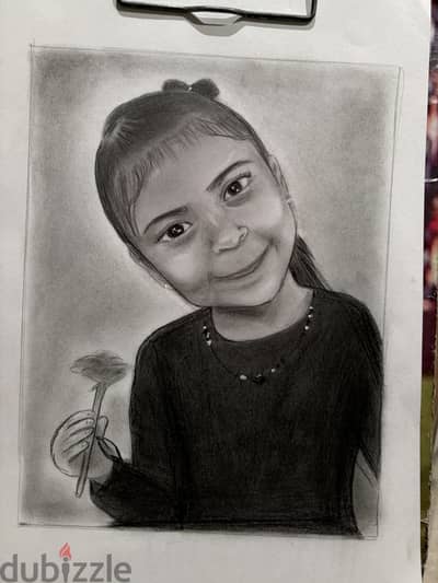 رسم بورتريه بالرصاص