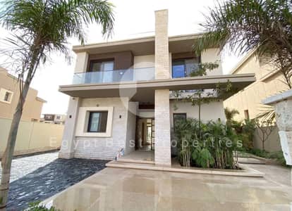 Lowest Price! Fully finished town villa, ready for immediate delivery, with a premium landscaped view in The Estates, near Sphinx International Airpor