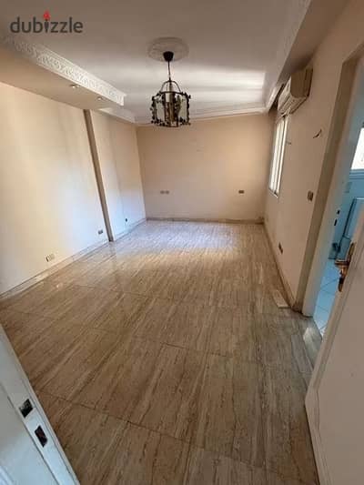 Apartment for rent unfurnished 168 sqm super lux finishing typical floor elevator with kitchen unit and ACs near services and Gateway Mall Al Rehab