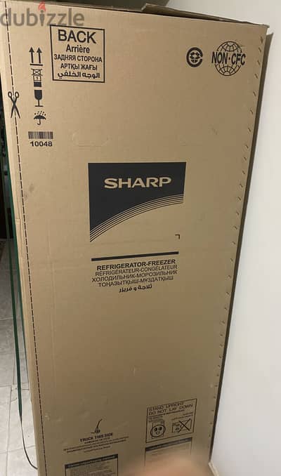 Sharp no frost , inverter 385 liter black