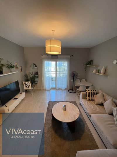Ready Chalet for Immediate Delivery in Ain Sokhna – 115 SQM – Prime First Row with Full Sea View – Fully Finished – VIVA Coast, El Galala