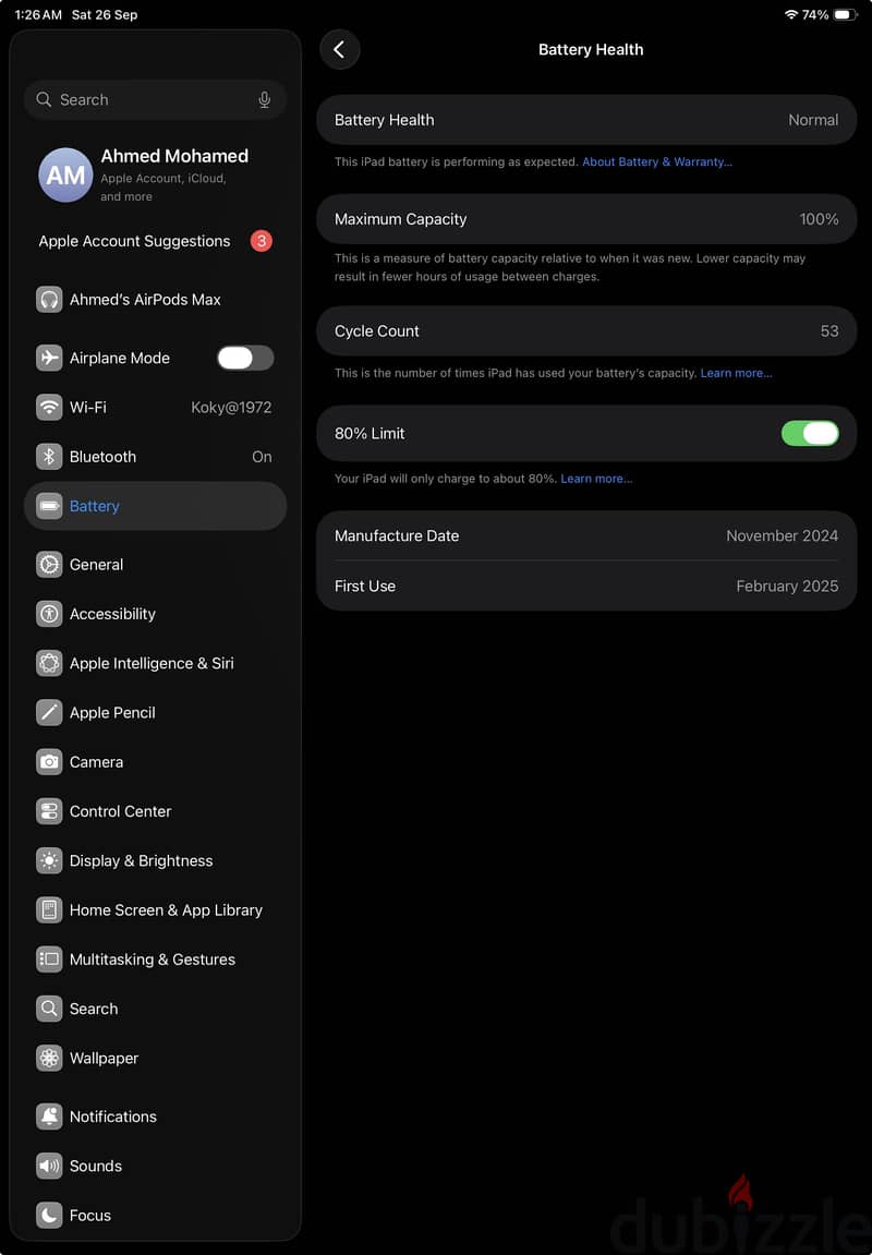 Apple iPad Air (M2) with the Pen 3