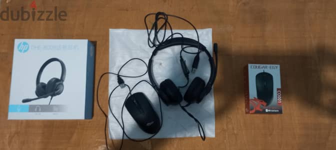 HP DHE-8009 Headset / Cougar EGY Mouse