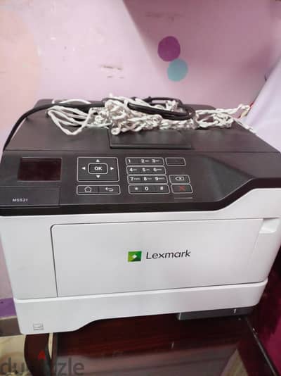 طابعة ليكسمارك استيراد Lexmark MS521dn بحالة الزيرو - عداد قليل جداً