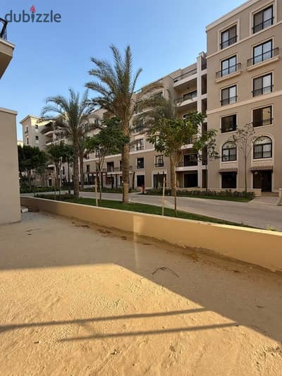 Prime garden apartment 177 sqm with 60 sqm for sale/ village west /El Sheikh Zayed