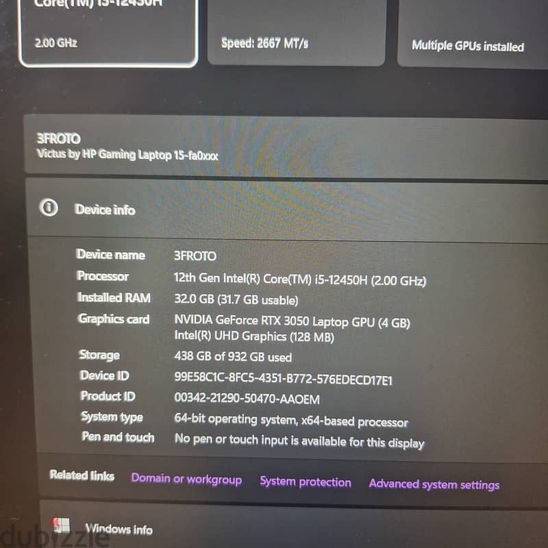 HP Victus 15-fa 3