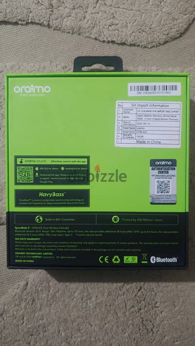 Oraimo SpaceBuds Z OTW-625 – أصلية | كسر زيرو