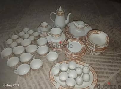 طقم صيني جديد لم يستخدم نهائي