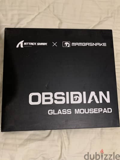Attack Shark Obsidian Glass Mouse Pad