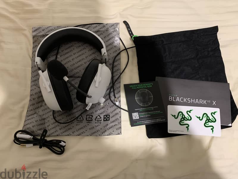 Razer BlackShark V2 X White 3.5mm 2