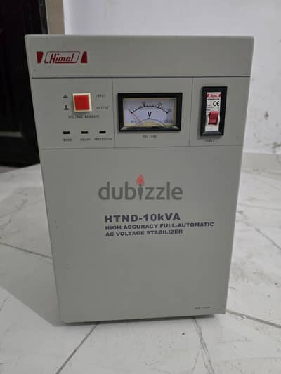 مثبت جهد هيميل ١٠ ك فولت امبير  Himel AC Voltage Stabiliser  ten kVA