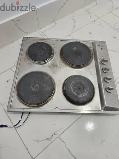 مسطح بلت إن كهرباء إلبا إيطالي 4 بلاطة 60 سم (ELBA Electric Hob)