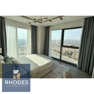 Resale APT fully finished with AC’s 129 sqm with special landscape view ready for viewing in Zed Towers Elsheikh Zayed