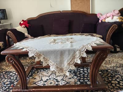 انتريه خشب كامل للبيع بحاله جيده