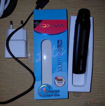vape OXVA + 6 liquid + 2 cartridge + charger&Bags