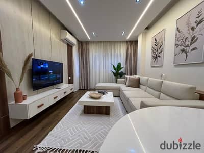 Luxury apartment for rent in Degla Maadi, featuring premium hotel-style finishing, elegant modern design, and a prime location, offering comfort, style, and a refined living experience.
