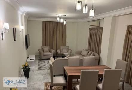 A distinctive furnished apartment for rent in South Lotus, Fifth Settlement, near South Teseen Street and the "Clubs Street" area.